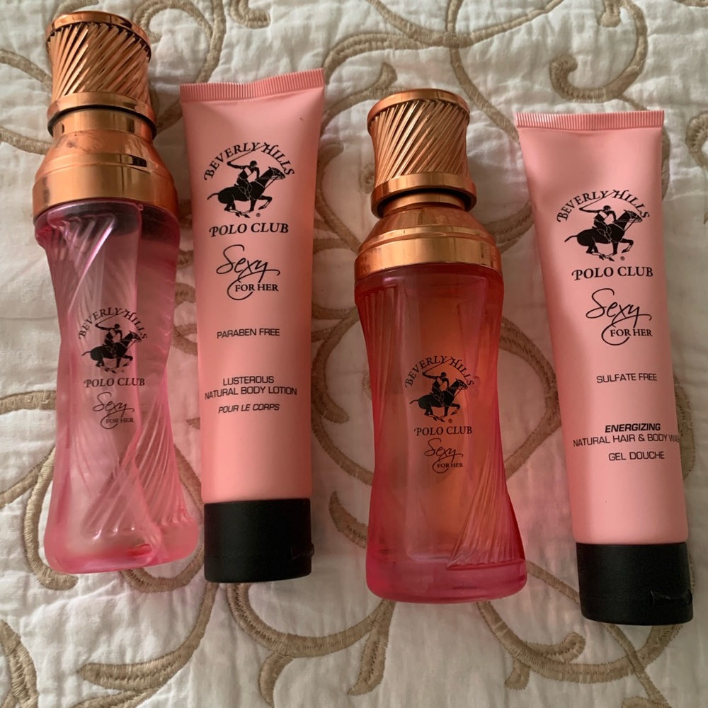 Nwot Beverly Hills Polo Club Perfume and lotion set